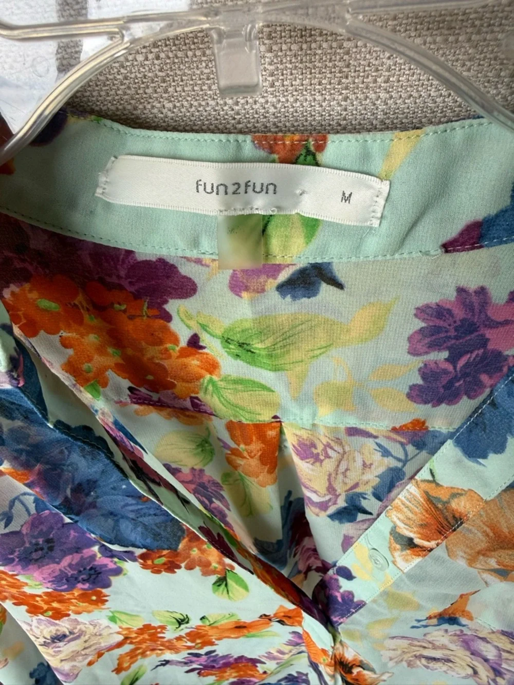 Spring Office Blouse Floral Bundle M Mixed Brands Fun2Fun Pleione Sienna Sky 5pc - Picture 6 of 14